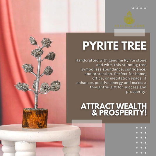 Money Magnet Pyrite Tree - 15 Beads